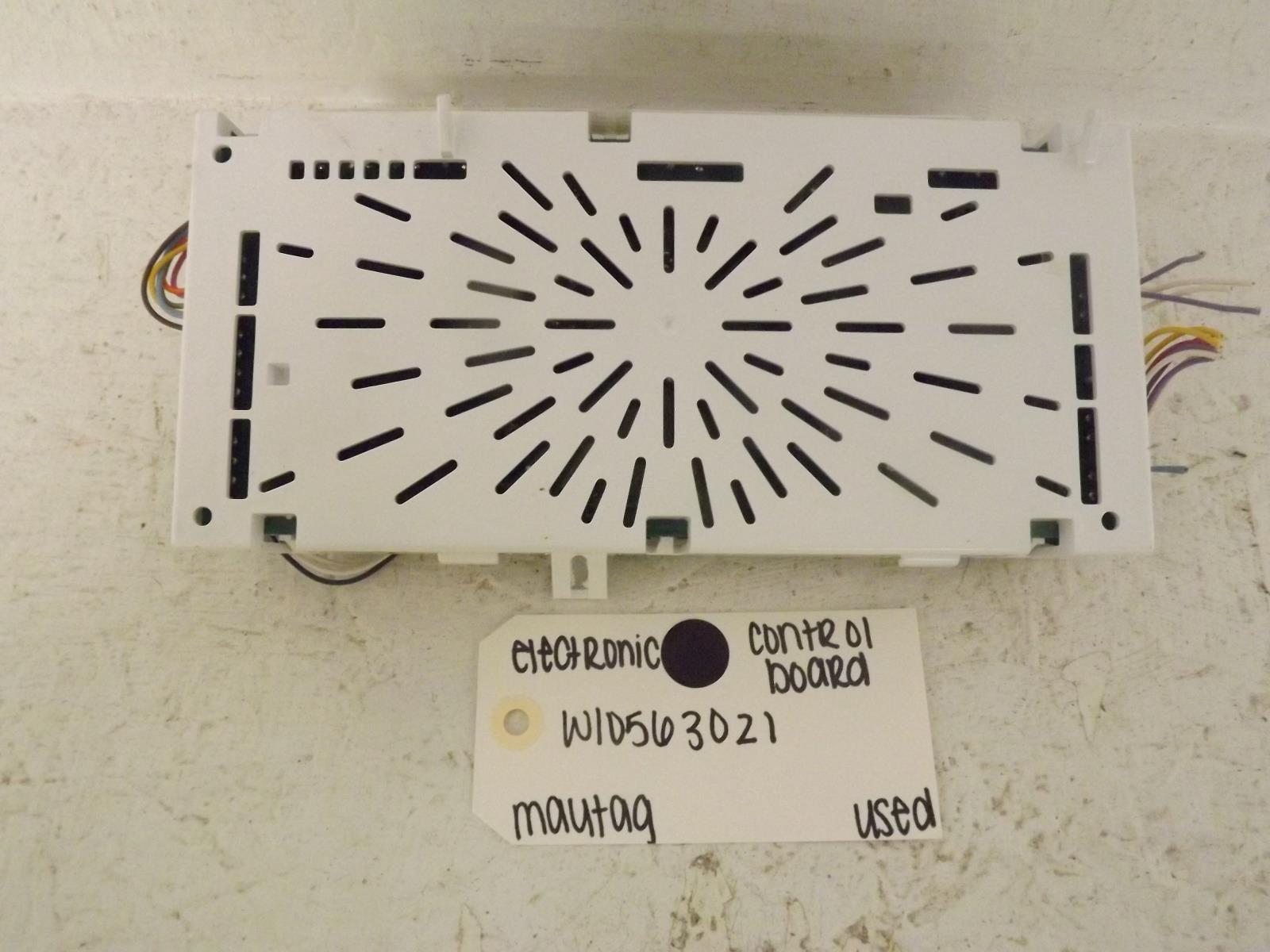 Maytag Washer W10563021 Electronic Control Board Used Maytag Washer W10563021 Electronic Control Board Used